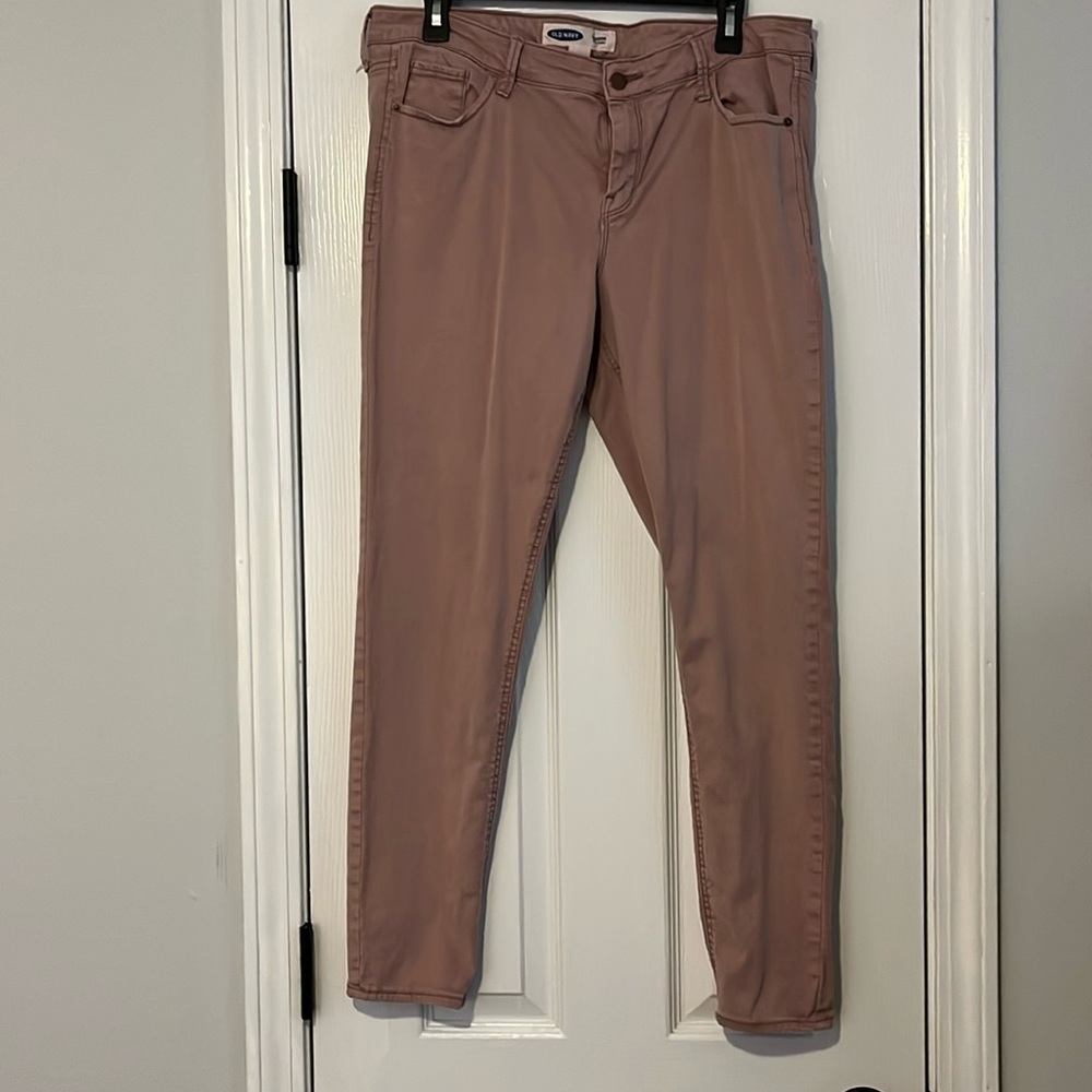 Old Navy Rockstar Jeans dusty pink